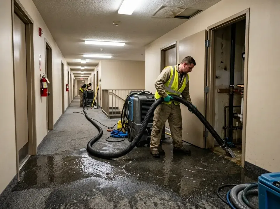 multi-unit-apartment-hallway-f-005 — frequently asked questions, Emergency Burst Pipe Water Extraction & Removal in Huntley,…